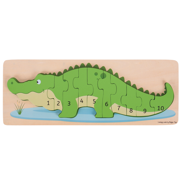 Bigjigs Crocodile Number Puzzle BJ029